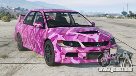 Mitsubishi Lancer Evolution IX MR Lavender Rose para GTA 5