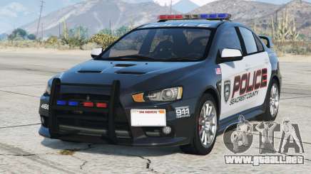 Mitsubishi Lancer Evolution X Seacrest County Police [Add-On] para GTA 5