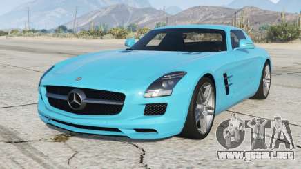 Mercedes-Benz SLS 63 AMG (C197) Bright Turquoise [Add-On] para GTA 5