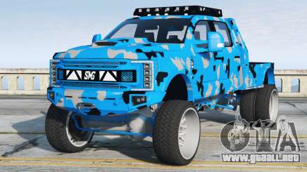 Ford F-350 Skoop Deep Sky Blue [Add-On] para GTA 5