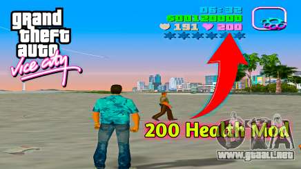 200 Salud Mod para GTA Vice City