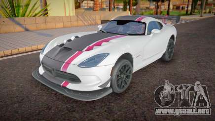 2016 Dodge Viper ACR v1.0 para GTA San Andreas