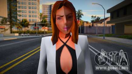 Chica en vestido y chaqueta para GTA San Andreas