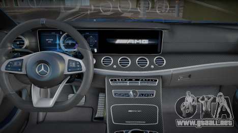 Mercedes-Benz E63s AMG UKR Plate para GTA San Andreas