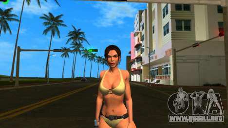Lara Croft Yellow Bikini para GTA Vice City