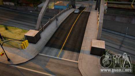 Carreteras con grietas y parches para GTA San Andreas