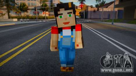 Minecraft Story - Fjesse MS para GTA San Andreas