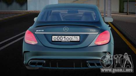 Mercedes-Benz C63 AMG CCD para GTA San Andreas