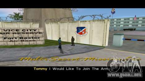 Misión de demostración del ejército para GTA Vice City
