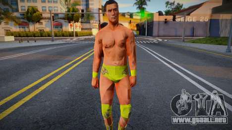 Alberto Del Rio Dark Yellow Attire para GTA San Andreas