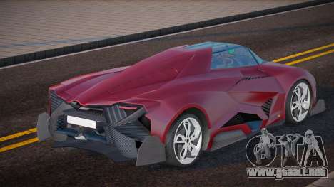 Lamborghini Egoista Bel para GTA San Andreas