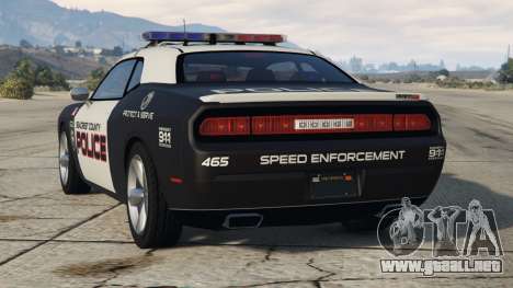 Dodge Challenger SRT8 Seacrest County Police