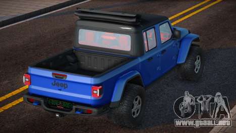 Jeep Gladiator Rubicon 2021 Blue para GTA San Andreas
