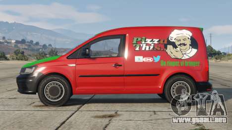Volkswagen Caddy Pizza-Delivery
