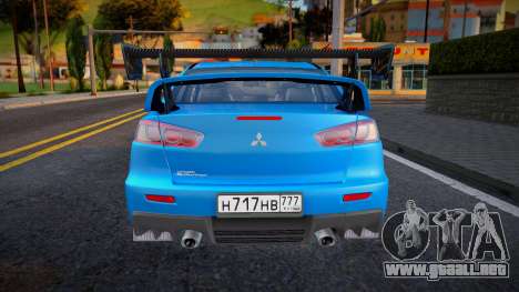 Mitsubishi Lancer Evolution X Jobo para GTA San Andreas