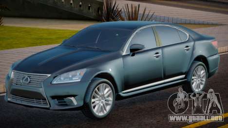 Lexus LS460 Green Interior para GTA San Andreas