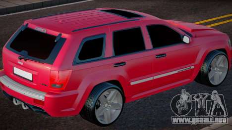 Jeep SRT 2008 Bel para GTA San Andreas