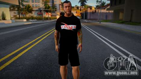 CM Punk Skin (2013) v1 para GTA San Andreas