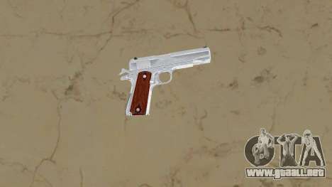 Colt 38 Super White para GTA Vice City