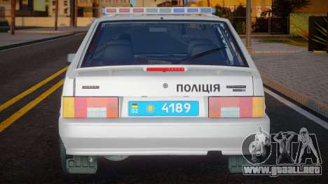 Vaz 2114 Police Ukraine para GTA San Andreas