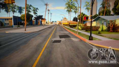 Carreteras con grietas y parches para GTA San Andreas