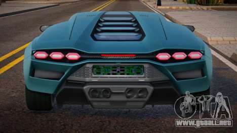 Lamborghini Countach 2022 EV para GTA San Andreas
