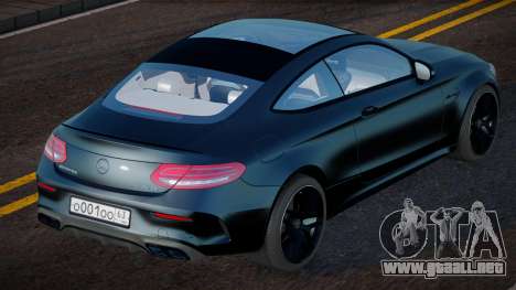 Mercedes-Benz C63s AMG Devo para GTA San Andreas