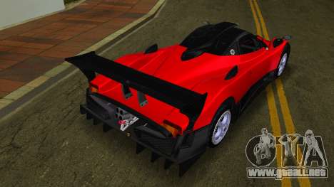 Pagani Zonda R TT Black Revel para GTA Vice City