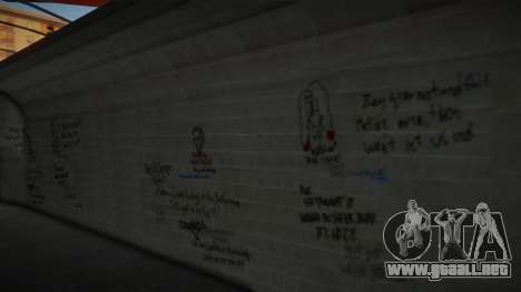 Grafitis En El Tunel para GTA San Andreas