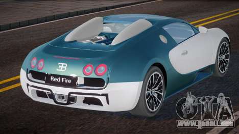 Bugatti Veyron Red Fire para GTA San Andreas