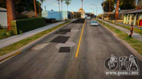 Carreteras con grietas y parches para GTA San Andreas