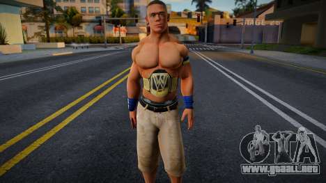 John Cena Blue Wristband and WWE Belt para GTA San Andreas