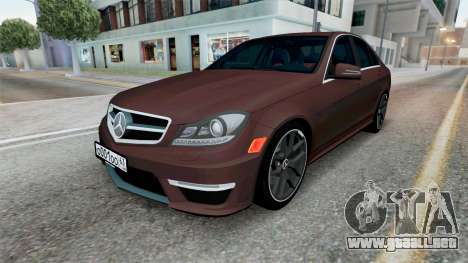 Mercedes-Benz C 63 AMG (W204) Cowboy para GTA San Andreas