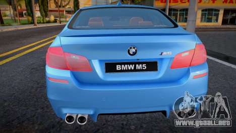 BMW M5 F10 STOCK Re-styling para GTA San Andreas