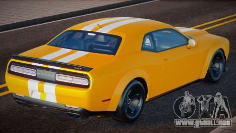 Dodge Challenger Yellow para GTA San Andreas