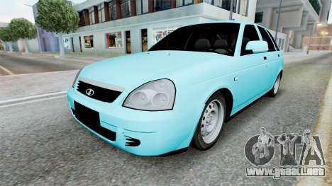 Lada Priora (2172) Sky Blue para GTA San Andreas