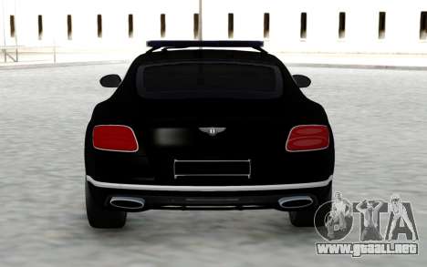 Bentley Continental Police para GTA San Andreas