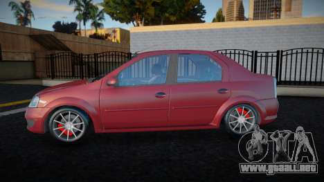 Renault Logan Red para GTA San Andreas