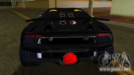 Lamborghini Sesto Elemento TT Black Revel para GTA Vice City