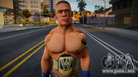 John Cena Blue Wristband and WWE Belt para GTA San Andreas