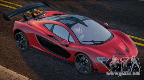 McLaren P1 Red para GTA San Andreas