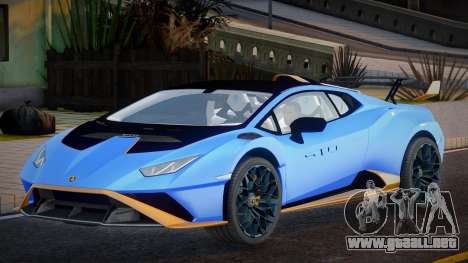 Lamborghini Huracan STO 2021 Blue para GTA San Andreas