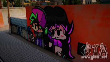 Mural Neo Boyfriend And Neo Girlfriend para GTA San Andreas