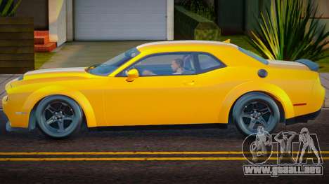 Dodge Challenger Yellow para GTA San Andreas