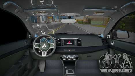 Mitsubishi Lancer Evolution X Devo para GTA San Andreas