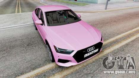 Audi A7 Sportback (Type 4K8) Light Medium Orchid para GTA San Andreas