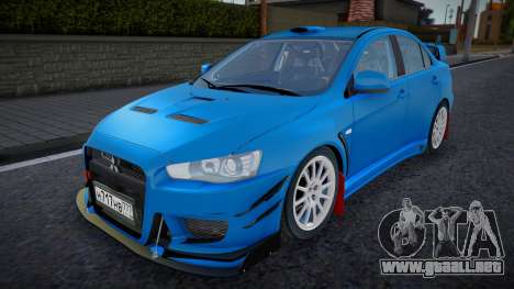 Mitsubishi Lancer Evolution X Jobo para GTA San Andreas