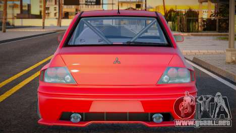 Mitsubishi Lancer Evolution Red para GTA San Andreas
