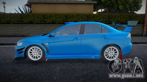 Mitsubishi Lancer Evolution X Jobo para GTA San Andreas