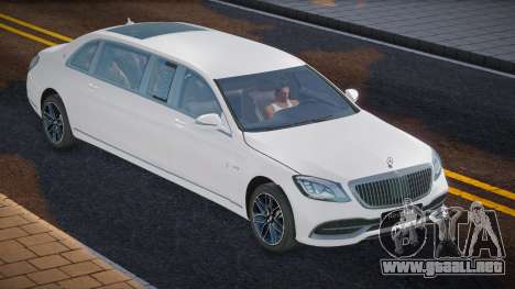 Maybach S650 Pullman White para GTA San Andreas